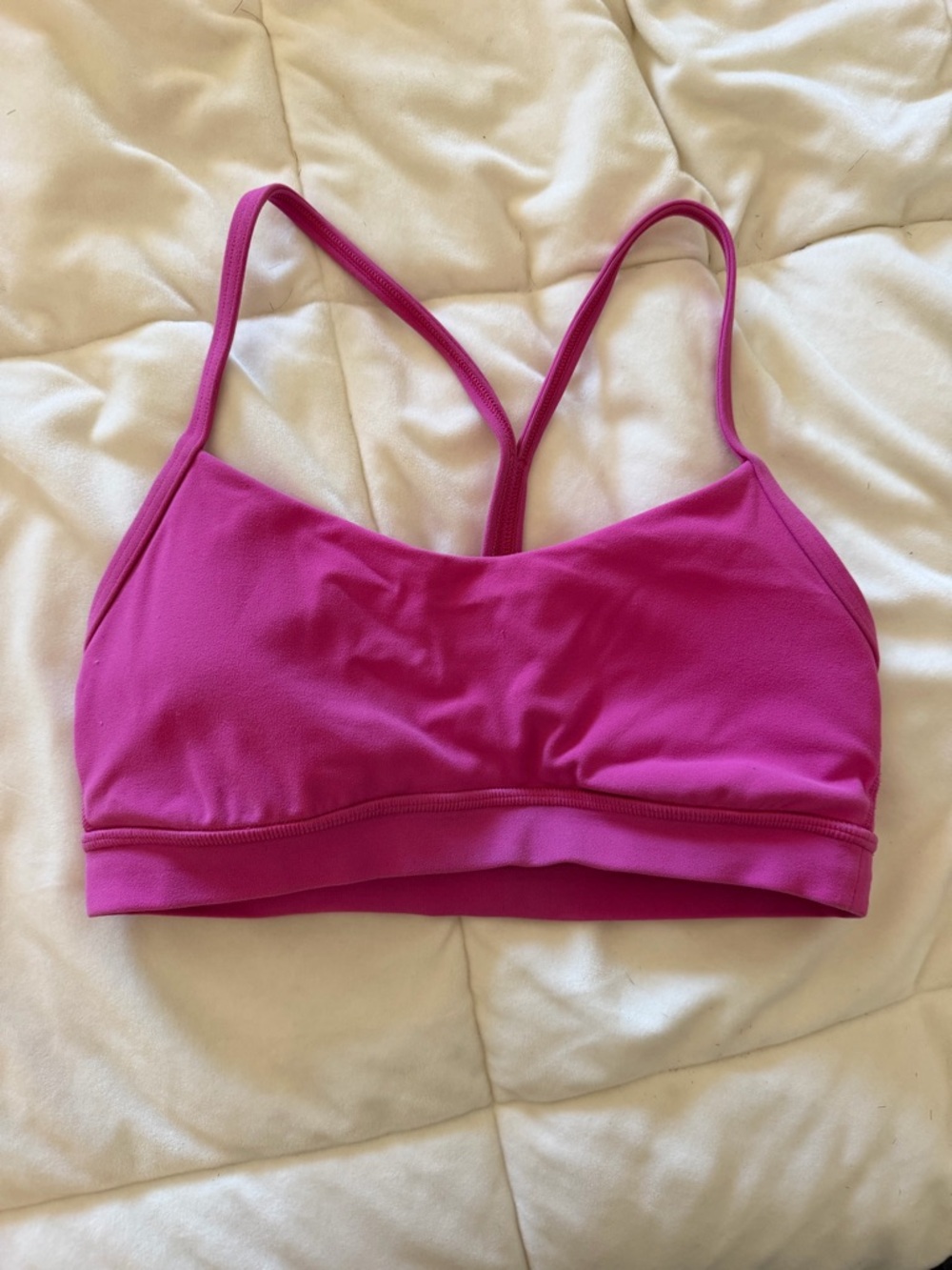 Women’s Pink Strappy Sports Bra